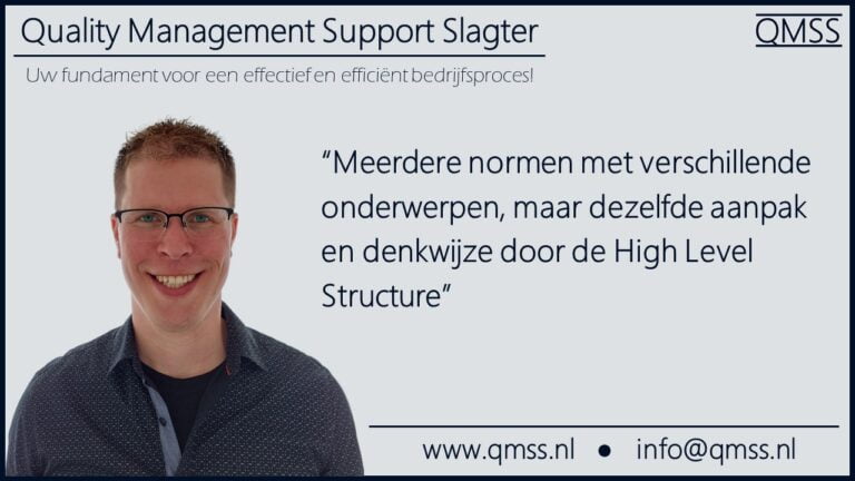 High Level Structure ISO QMSS Groningen Drenthe Friesland