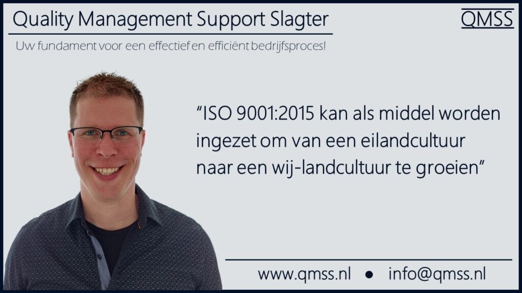 ISO 9001 Certificering QMSS Groningen Drenthe Friesland