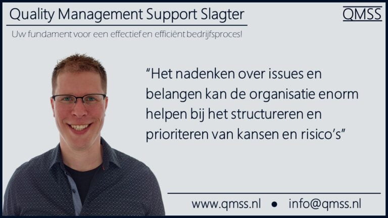 Issues Belanghebbenden QMSS Groningen Drenthe Friesland