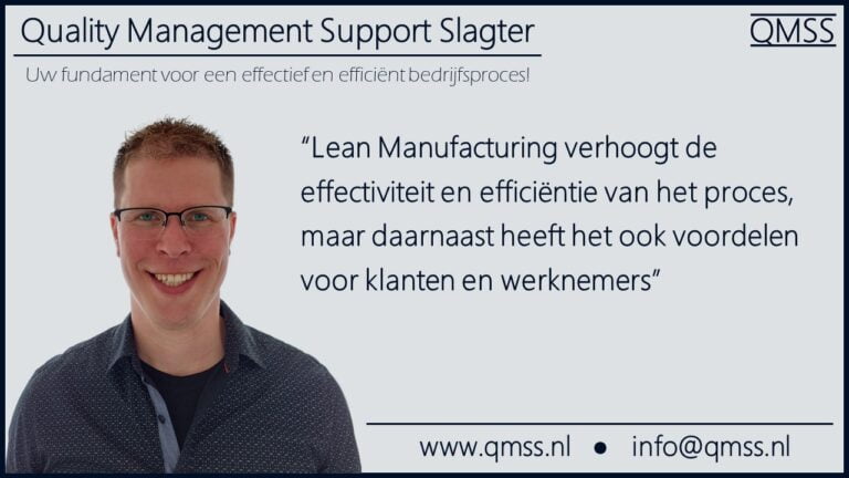Lean Manufacturing QMSS Groningen Drenthe Friesland