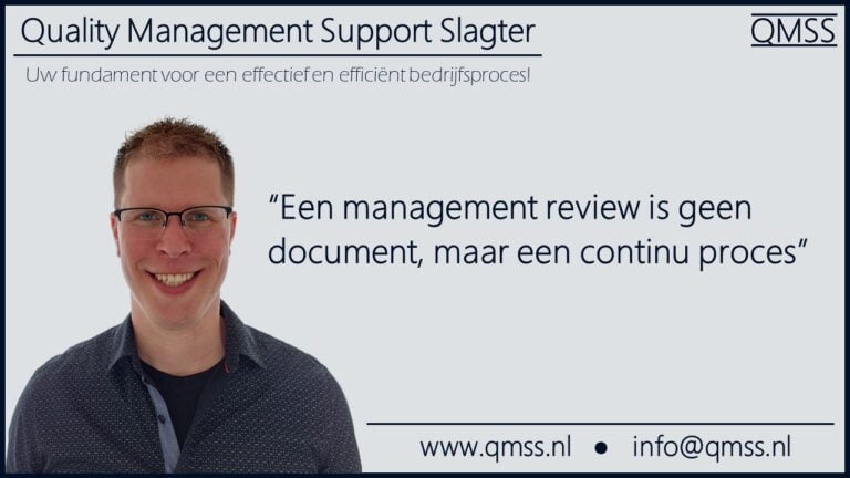 Management review QMSS Groningen Drenthe Friesland